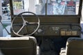 original WWII American Willys Jeep parked on the street