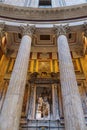 Pantheon interior, Rome Royalty Free Stock Photo