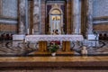 Interior view of Papal Basilica of St. Paul outside the Walls Royalty Free Stock Photo