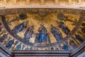 Interior view of Papal Basilica of St. Paul outside the Walls Royalty Free Stock Photo