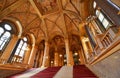 Interior view of the Parliament Building in Budapest with impressive architectural details Royalty Free Stock Photo