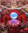 Interior view of Pavilion Shopping Mall in Kuala Lumpur, Malaysia during the chinese new year