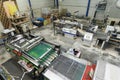 interior view printing factory Royalty Free Stock Photo