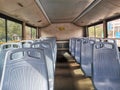 Interior view of public bus in wuhan city, china Royalty Free Stock Photo