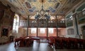 Interior view of the 17th century Kupa Synagogue in Kazimierz, the historic Jewish quarter of Krakow, Poland.