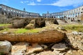Interior view of the Roman amphitheater, Pula, Croatia Royalty Free Stock Photo