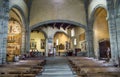 Interior view of the Sacra di San Michele-Saint Michael's Abbey