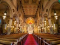 Interior view of the Saints Peter and Paul Church