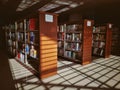 Interior view of a school library in wuhan city china