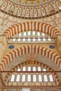 Interior view of Selimiye Mosque Royalty Free Stock Photo