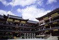 Interior view of Shanghai Buddhist temple