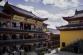 Interior view of Shanghai Buddhist temple