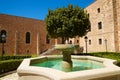 Interior view of the Siguenza castle, today used as a luxury hotel