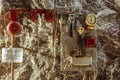 Interior view of Slanic salt mine in Romania