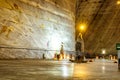 Interior view of Slanic salt mine in Romania Royalty Free Stock Photo