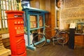 Interior view of some antique exhibit in National Center for Traditional Arts