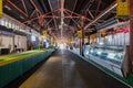 Interior view of the Soulard Farmers Market Royalty Free Stock Photo