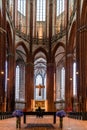 Interior view of St. Mary Church in Lubeck Royalty Free Stock Photo