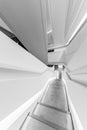 Interior view of modern stairway Royalty Free Stock Photo