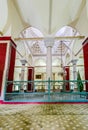 Interior of view of Sultan Murad II tomb, mausoleum in Bursa, Turkey