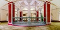 Interior of view of Sultan Murad II tomb, mausoleum in Bursa, Turkey