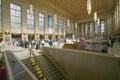 Interior view of 30th Street Station, a national Register of Historic Places, AMTRAK Train Station in Philadelphia, PA