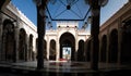 Interior view to Al Fateh Mosque, Manama, Bahrain