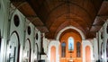 Interior view to Basilica of the Immaculate Conception at Ouidah, Benin Royalty Free Stock Photo
