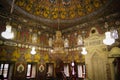 interior view to Spotted Mosque Alaca Cami Kalkandelen aka painted mosque, Tetovo, North Macedonia