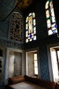 Interior view of a Topkapi Palace. Istanbul, Turkey. Tourism, landmark Royalty Free Stock Photo