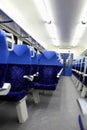 Interior view of train Royalty Free Stock Photo