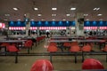 Interior view of a university canteen in wuhan