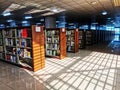 interior view of a university library in the morning in Wuhan city Royalty Free Stock Photo