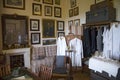 Interior view of vintage clothing at Camino d els Calderers d San Juan, Majorca, the largest island of Spain, Europe on the Royalty Free Stock Photo