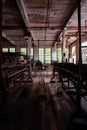 Vintage Industrial Silk Spinning Equipment - Abandoned Lonaconing Silk Mill - Maryland