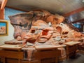 Interior view of the visitor center in Valley of Fire State Park Royalty Free Stock Photo