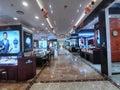 Interior view of watch and clock shop in wuhan city, china