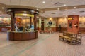 Interior view of the welcome center at Blue Bell Creameries factory in Brenham, TX Royalty Free Stock Photo