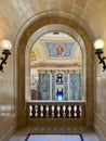 Interior view within Wisconsin's Capitol building Royalty Free Stock Photo