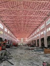 Interior view of workshop in wuhan city