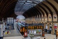 Interior view of the York train station