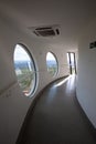 Inside of the viewing platform of the Brasilia Digital TV Tower