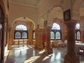 Interior of vijaya vilas palace, mandvi, kutch, gujarat