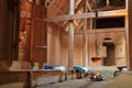 Interior of Viking Longhouse, Stoeng Commonwealth Farm, Thjorsadal, Western Iceland