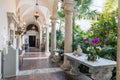 Interior at Villa Vizcaya. The former villa and estate of businessman James Deering, built in