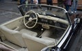 Interior of vintage car