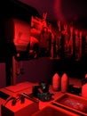 Private investigator`s darkroom