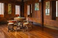 Interior of a vintage thai house