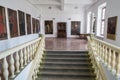 Vyshnivets, Ukraine - June 10 2016: Interior of Vyshnevetsky family palace in Ternopil region