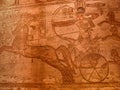 Interior wall carvings at Abu Simbel